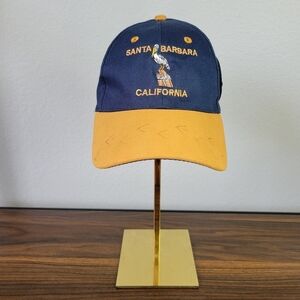 SANTA BARBARA // pelican navy w/ tan suede detail SB California adjustable hat